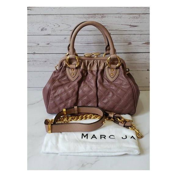 Marc Jacobs Lindy Quilted Mini Stam Satchel Bag - Picture 5 of 12